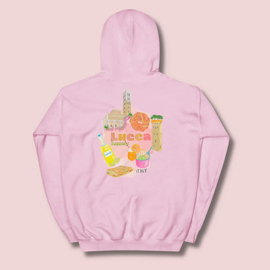 Lucca Pink Hoodie | The Lucca Collection