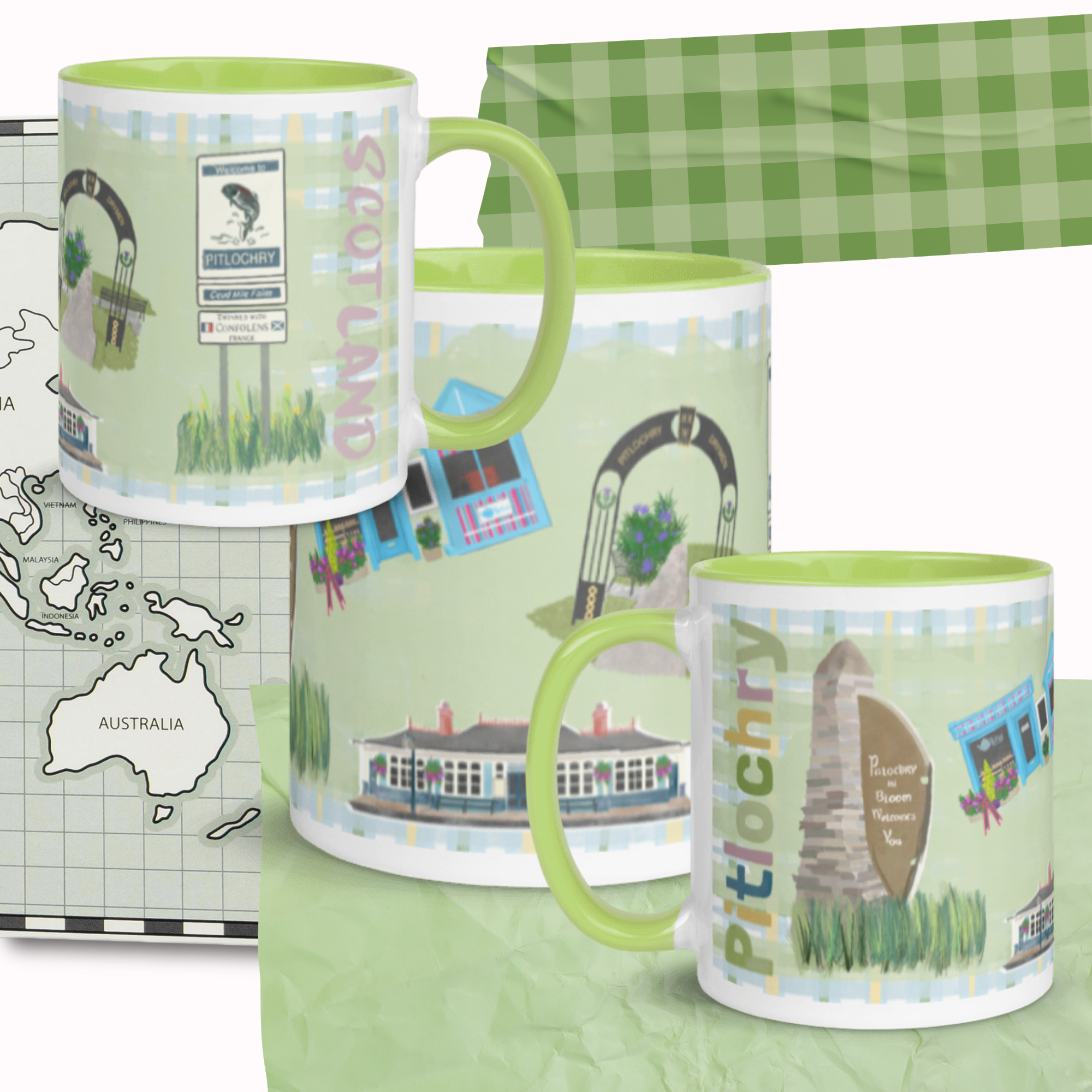 Ceramic 11oz Mug | Pitlochry, Scotland