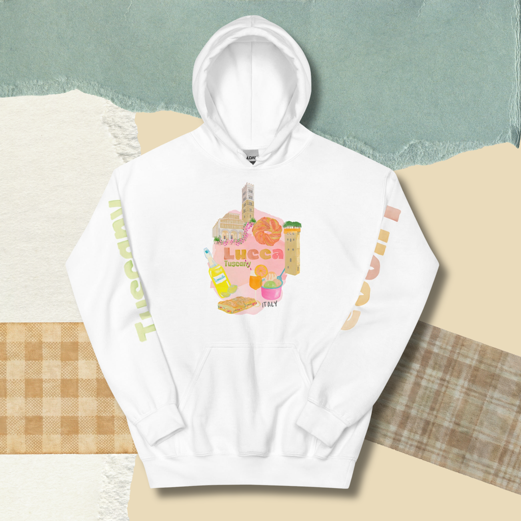 Lucca White Hoodie | The Lucca Collection