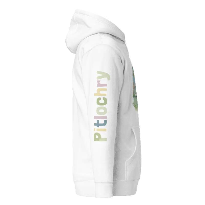 Cosy White Hoodie | Pitlochry, Scotland
