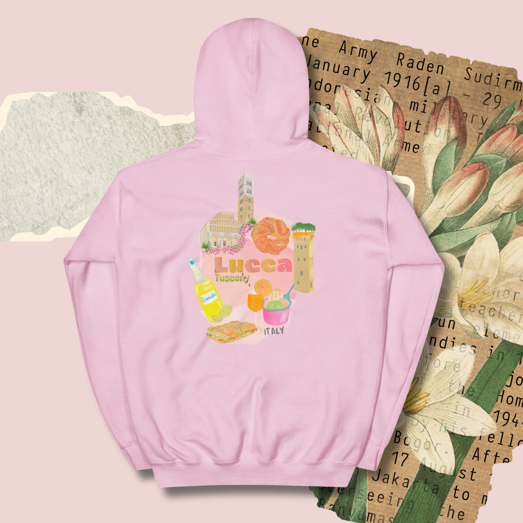 Lucca Pink Hoodie | The Lucca Collection