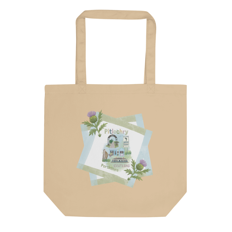Organic Tote Bag | Pitlochry, Scotland