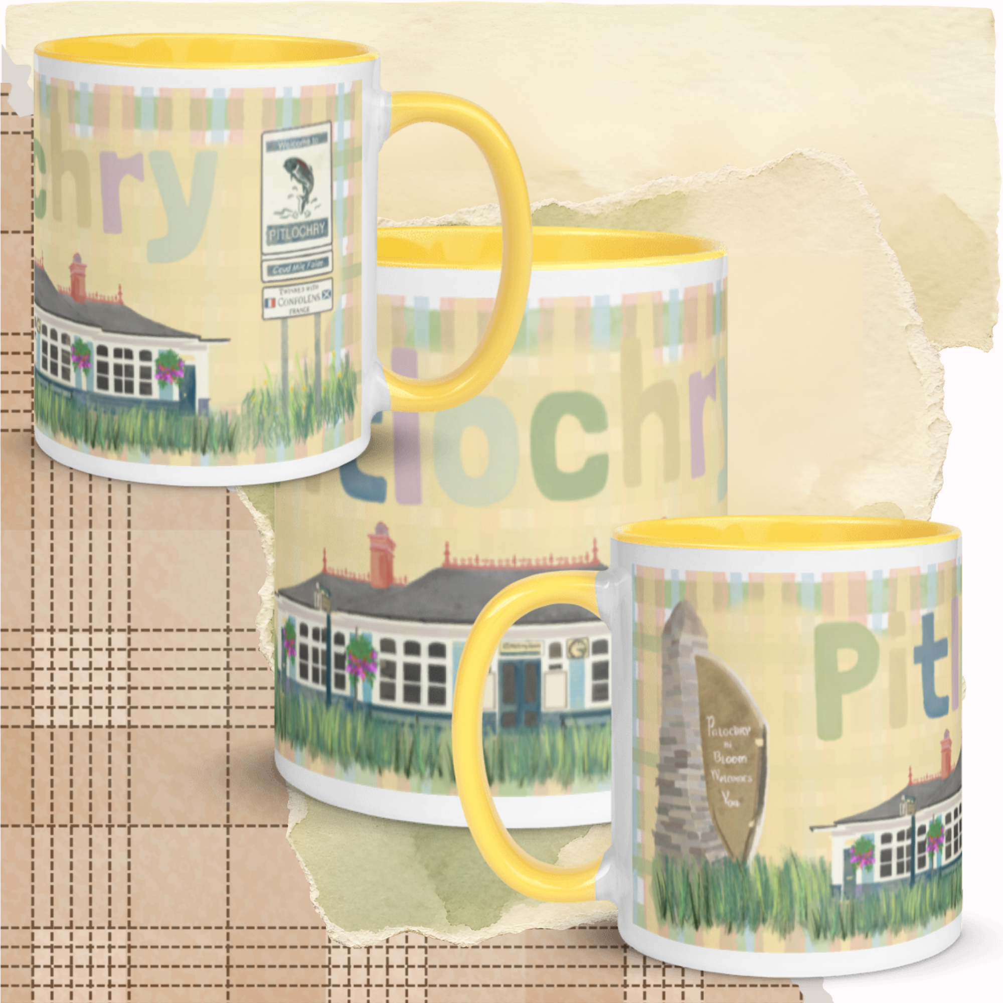 Ceramic 11oz Mug | Pitlochry, Scotland