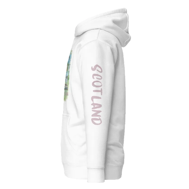 Cosy White Hoodie | Pitlochry, Scotland
